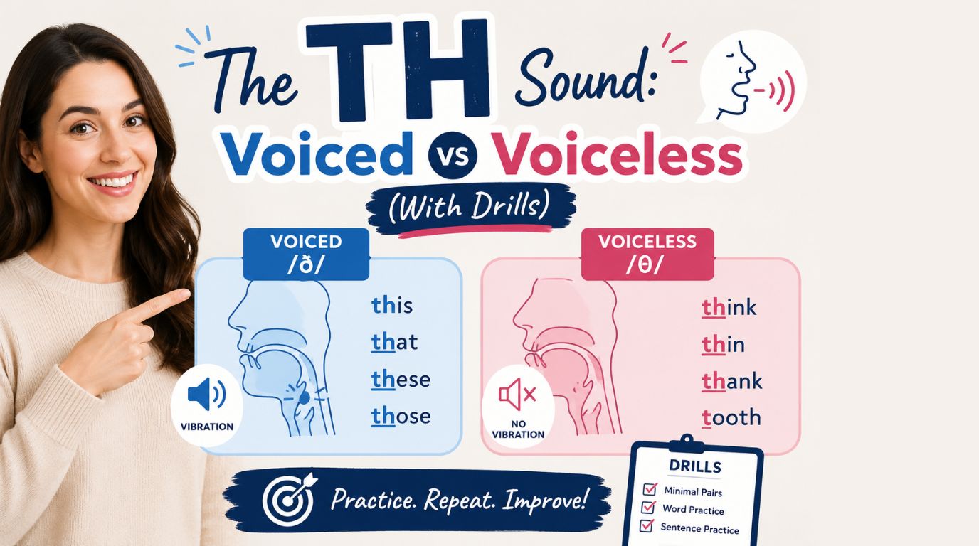 The TH Sound: Voiced vs Voiceless (With Drills)
