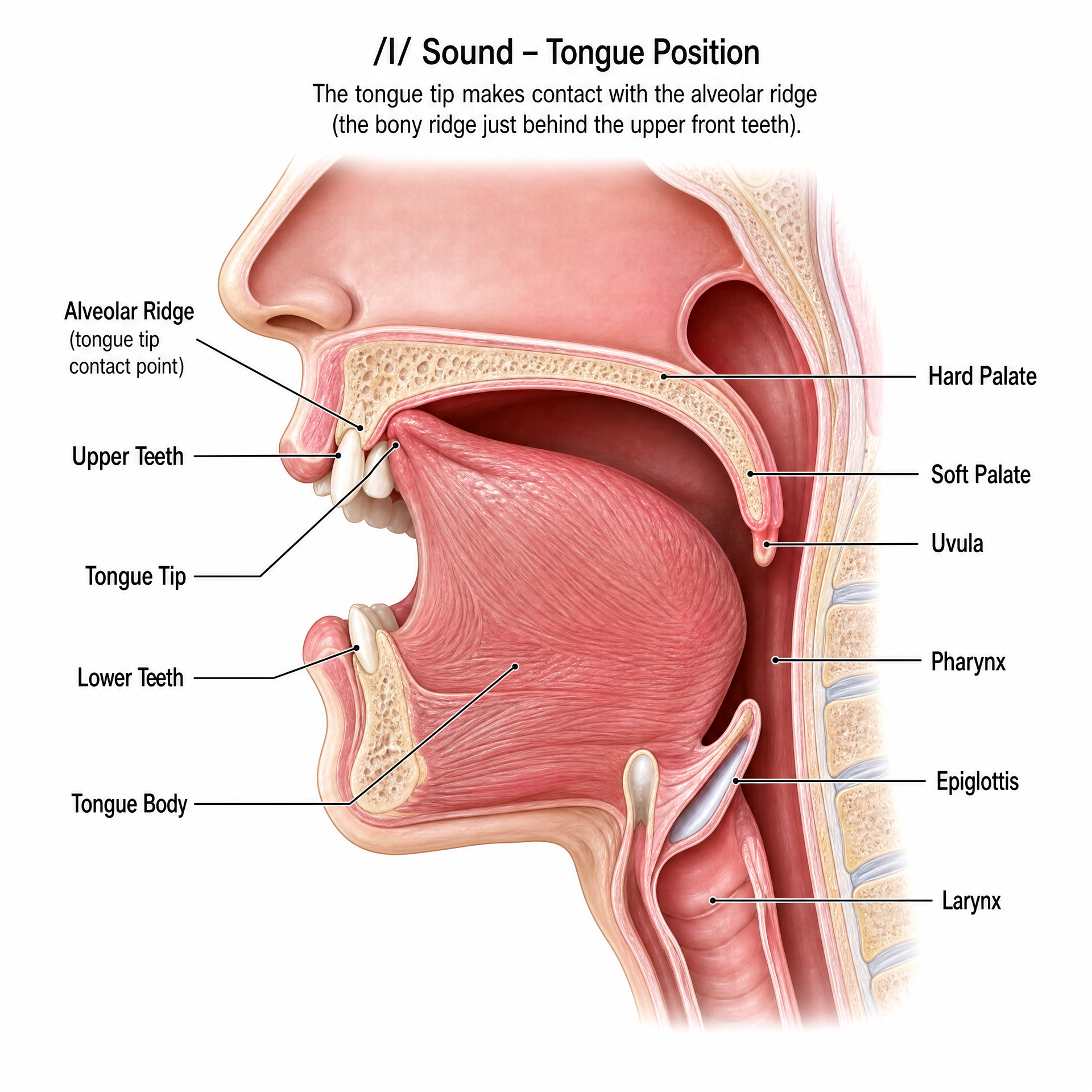 L Tongue Position