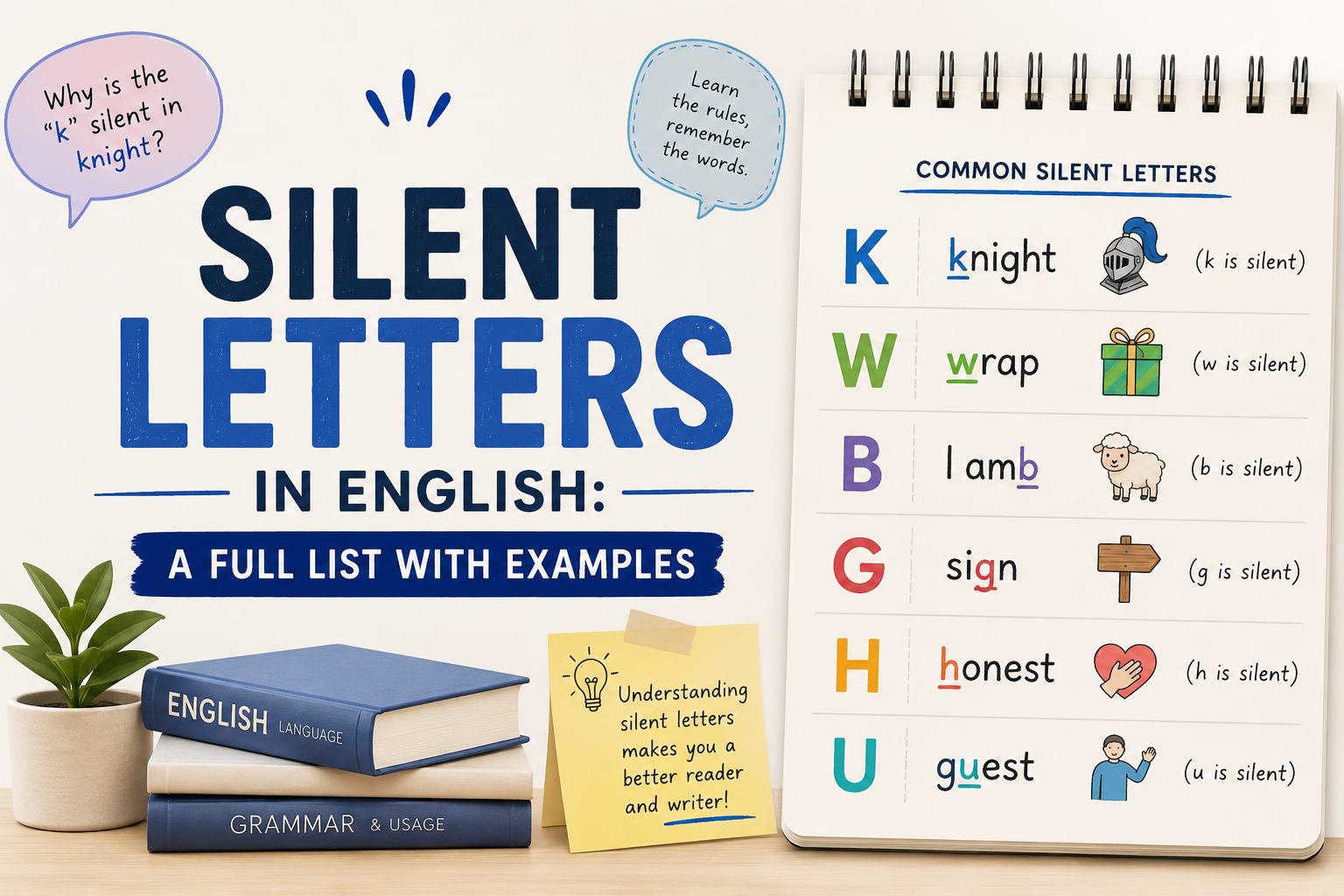 Silent Letters in English: A Full List With Examples